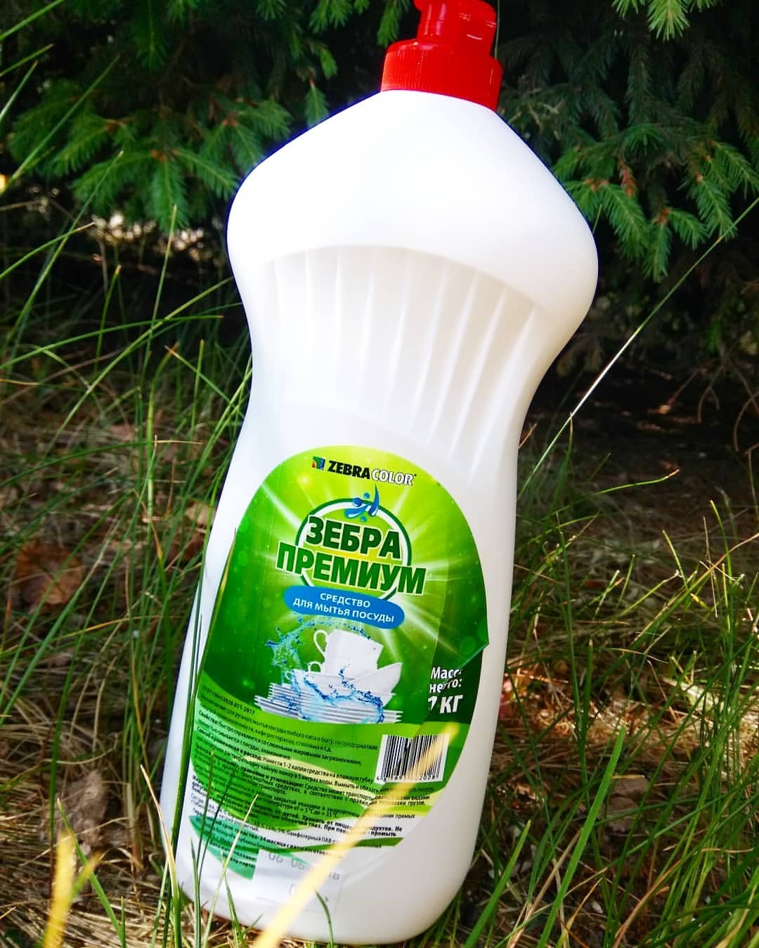 Средство для мытья посуды -Зебра Премиум 1 кг. /1 л.