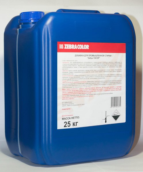 Добавка для промышленной стирки «Зебра ПАУЭР»